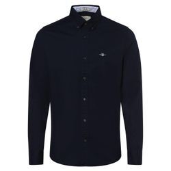 Gant Hemd Herren Slim Fit Baumwolle, marine