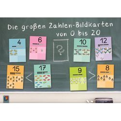 Verlag an der Ruhr Die großen Zahlen-Bildkarten von 0 bis 20