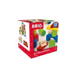 BRIO Spiel Bunte Holzbausteine, 25 Teile