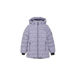 Steppjacke COLOR KIDS "Steppjacke COJacket - Quilt - Long - AOP", Mädchen, Gr. 152, languid lavender, Obermaterial: 100% Polyester PES., regular fit normal, Jacken