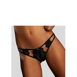 JETTE Tanga schwarz Gr. 32/34 für Damen. Figurbetont