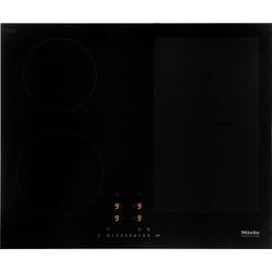 MIELE Flex-Induktions-Kochfeld "KM 7404 FX", schwarz, B:59,2cm H:5,1cm T:49,2cm, Kochfelder