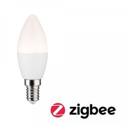 Paulmann 50125 SmartHome ZigBee LED Kerze 5 Watt Matt E14 2700K Warmweiß