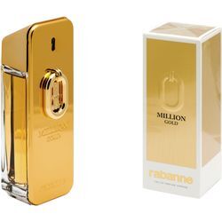 Eau de Parfum PACO RABANNE "Rabanne Million Gold Intense", transparent, Parfüms, Herren, 200ml, Holziger Duft mit frischer Mandarine