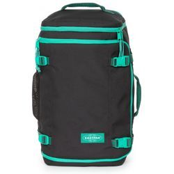 Freizeitrucksack EASTPAK "CARRY PACK", Gr. B/H/T: 29cm x 53cm x 21cm, schwarz (kontrast stripe schwarz), Polyester, unifarben, sportlich, Rucksäcke, Sportrucksack Wanderrucksack Streetpack