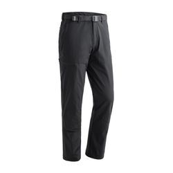 Outdoorhose MAIER SPORTS "Nil Winter", Herren, Gr. 46, Normalgrößen, schwarz, 90% Polyamid, 10% Elasthan, Hosen, Herren Winter Wanderhose, Funktionshose mit Netzinnenfutter