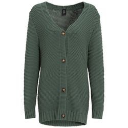 Damen Strickjacke mit Knopfleiste