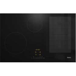 MIELE Induktions-Kochfeld "KM 7474 FL 125 Edition", schwarz, B:80cm H:5,1cm T:52cm, Kochfelder