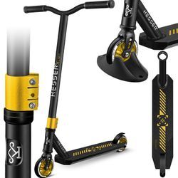 KESSER® Stunt Scooter X-Limit-Pro 360° Lenkung Funscooter Stuntscooter mit Ständer ABEC 9 Kugellagern, 110 mm PU Räder , Kickscooter Tretroller Cityroller Trick Roller für Kinder Erwachsene