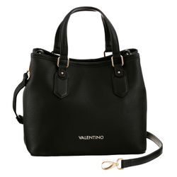 Shopper VALENTINO BAGS "BRIXTON", Damen, Gr. B/H/T: 28cm x 24cm x 17cm, schwarz (nero), Lederimitat, Taschen, Handtasche Damen Tasche Damen Schultertasche Henkeltasche