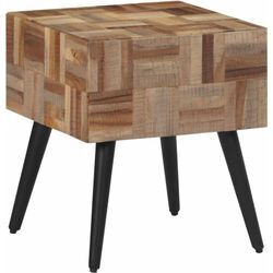 Beistelltisch 40x40x45 cm Recyceltes Massivholz Teak Vidaxl