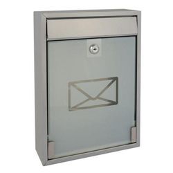 Perel - briefkasten - milan - silber - 36 x 26 x 8 cm