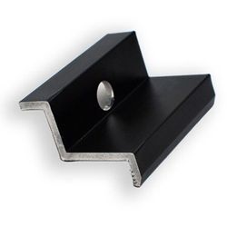 FeuerAnker Endklemme für pv Module 35 mm schwarz pv Halterung Solar Aluminium 0% nach §12 Abs. 3 UstG