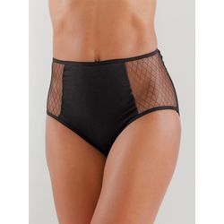 Hüftslip WÄSCHEPUR, Damen, Gr. 52/54, schwarz, 95% Baumwolle, 5% Elasthan, Unterhosen