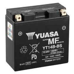 YUASA YT14B 12V 12Ah 210A Starterbatterie 13Ah für YAMAHA MOTORCYCLES