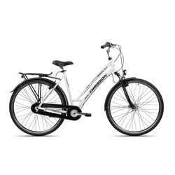 Chrisson Sereto 3.0 Trekkingrad 28 Zoll Urban Bike Damen 165 - 175 cm Damenrad Fahrrad 7 Gang weiß 53 cm