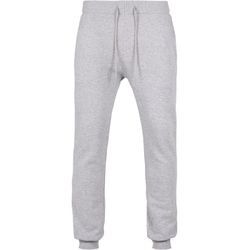 Jogginghose URBAN CLASSICS "Urban Classics Herren Organic Basic Sweatpants", Herren, Gr. M, US-Größen, grau, 100% Baumwolle, unifarben, normal, Hosen