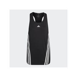 Tanktop ADIDAS PERFORMANCE "Große Größen", Damen, Gr. L, schwarz, Obermaterial: 88% Polyester, 12% Elasthan, bedruckt, sportlich, figurumspielend normal, Rundhals, Tops, Racerback