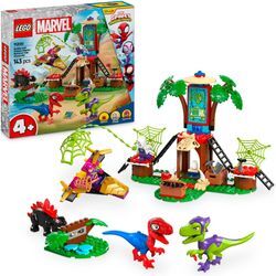 Konstruktionsspielsteine LEGO "Showdown am Baumhaus: Spidey-Rex vs. Gobby-Raptor (11200), LEGO Spidey", bunt, Spielbausteine, Kinder, Made in Europe