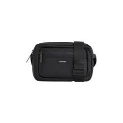 Mini Bag CALVIN KLEIN "CK ESSENTIAL CAMERA BAG", Damen, Gr. B/H/T: 21,5cm x 15cm x 5,5cm, schwarz, Polyester, Lederimitat, Taschen, Camera Bag, CrossBody Bag, kleine Herren-Umhängetasche