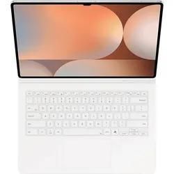 SAMSUNG Book Cover Keyboard, Keyboard cover, Samsung, Galaxy Tab S10 Ultra, S9 White