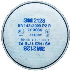 3M 2128 mit Aktivkohle, P2 Partikelfilter 20 St. EN 143 DIN 143