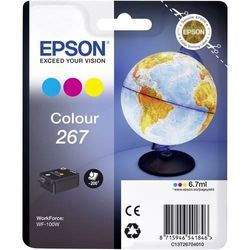 Epson Druckerpatrone T2670, 267 Original Cyan, Magenta, Gelb C13T26704010