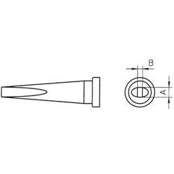 Weller LT-M Lötspitze Meißelform, lang Spitzen-Größe 3.2 mm Inhalt 1 St.