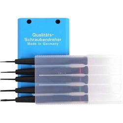 Bernstein Tools for Electronics 4-380 Uhrmacher-Schraubendreher-Satz 5teilig Klingenbreite: 1 mm, 1.5 mm, 2 mm, 2.5 mm, 3 mm