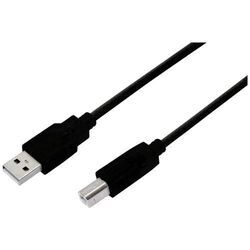 Renkforce USB-Kabel USB 2.0 USB-A Stecker, USB-B Stecker 1.80 m Schwarz RF-4767600