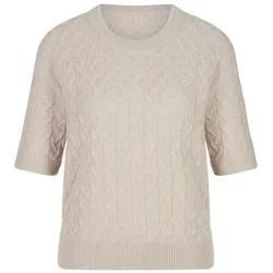 Rundhals-Pullover Peter Hahn Cashmere beige, 42