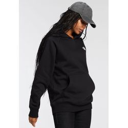 Kapuzensweatshirt THE NORTH FACE, Damen, Gr. XXL, schwarz (tnf schwarz, tnf weiß), Sweatware, Obermaterial: 80% Baumwolle, 20% Polyester, unifarben, bedruckt, sportlich, Langarm Rippbündchen, Sweatshirts