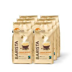 BARISTA Crema Blonde – 6x 1 kg Ganze Bohne