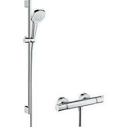 Hansgrohe Croma Select E Combi Brausenset 27082400 weiss-chrom, 90 cm Shower Set