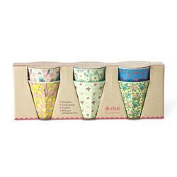 RICE Melamin Becher Medium Show Your True Colors 6er-Set, 6er-Set