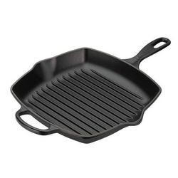 LE CREUSET Grillpfanne 26cm Schwarz SIGNATURE