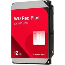 WESTERN DIGITAL HDD-NAS-Festplatte "Red Plus 12 TB", rot, 12 TB, Festplatten