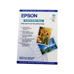 Epson S041342 A4 Archival Matte Paper (50 vel) - Fotopapier