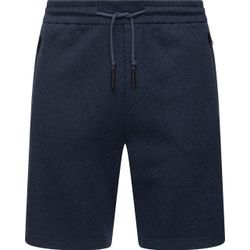 Shorts RAGWEAR "Roydy", Herren, Gr. XL (54), Normalgrößen, blau (navy), Material: 50% Baumwolle, 50% Polyester, sportlich, bequem knieumspielend, Hosen, Stylische Herren Joggpants mit Reißverschlusstaschen