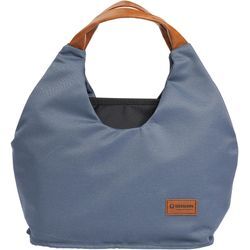 Wickeltasche GESSLEIN "N5, mittelblau", Baby, Gr. B/H/T: 44cm x 33cm x 22cm, blau (mittelblau), Taschen, mit Wickelauflage und Flaschenhalter, Made in Germany