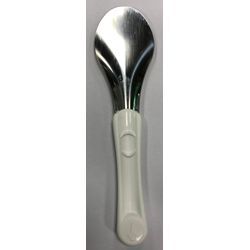 Eislöffel PINTINOX "Pinti Gelateria Professional", weiß, L:26cm, Edelstahl, Kunststoff, Esslöffel, aus Edelstahl mit Kunststoffgriff, für Eis, Desserts, Joghurt