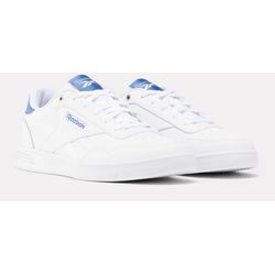 Sneaker REEBOK CLASSIC "REEBOK COURT ADVANCE", Gr. 37, weiß (weiß, blau), Synthetik, sportlich, Schuhe