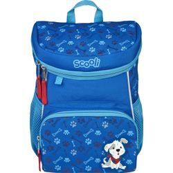 Kinderrucksack SCOOLI "Mini-Me, Danny Dog", Kinder, Gr. B/H/T: 20cm x 29cm x 13cm, blau (danny dog), Polyester, gemustert, Rucksäcke