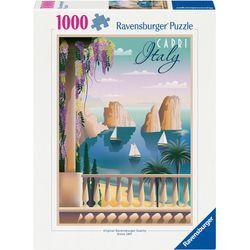 Puzzle RAVENSBURGER "Postkarte aus Capri", bunt, Puzzles, KinderB:50cm H:70cm, Made in Germany, B:50cm H:70cm