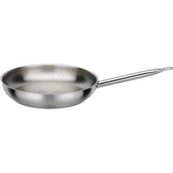 Bratpfanne GSW "LE CHEF", silber (silberfarben), Ø:32cm, Pfannen, Induktion