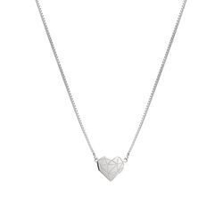 Kette mit Anhänger LIEBESKIND BERLIN "Schmuck Geschenk Edelstahl Herz, LJ-0331 LJ-0332 LJ-0333 LJ-0617", silber (edelstahlfarben), Halsketten, Damen, Edelstahl, L: 45cm