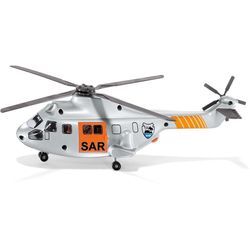 Spielzeug-Hubschrauber SIKU "SIKU Super, SAR - Search and Rescue (2527)", silber (silberfarben), Spielzeugfahrzeuge, KinderB:30cm H:7cm T:37cm, B:30cm H:7cm T:37cm