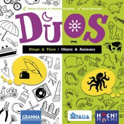 Spiel HUCH "DUOS - Dinge und Tiere", bunt, Spiele, Kinder, Made in Europe