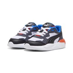 Sneaker PUMA "X-Ray Speed AC Sneakers Kinder", Kinder, Gr. 21, weiß (weiß schwarz hyperlink blau rotmazing), Obermaterial: Textil, Synthetik; Futter: Textil; Innensohle: Textil; Laufsohle: Synthetik, Schuhe