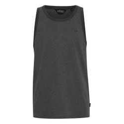 Tanktop 11 PROJECT "Tanktop PRGörte", Herren, Gr. XL, grau (forg ir m), Obermaterial: 60% Baumwolle CO. 40% Polyester PES., casual, normal, V-Ausschnitt, ohne Ärmel, Tops